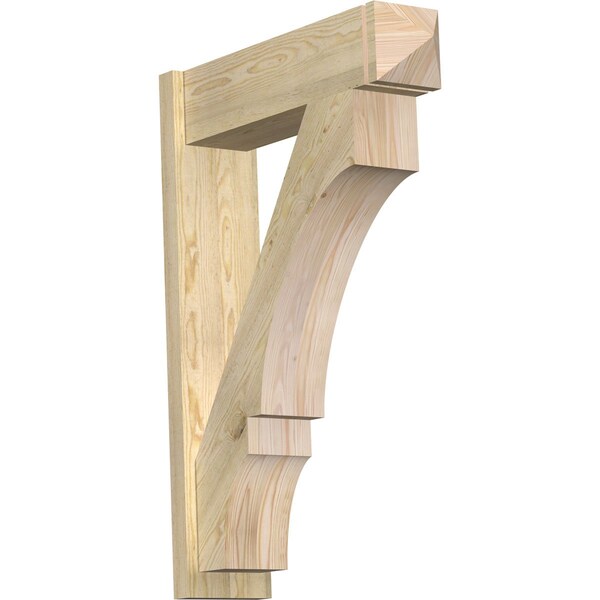 Ekena Millwork Balboa Arts & Crafts Rough Sawn Outlooker, Douglas Fir, 8"W x 30"D x 42"H OUT08X30X42BOA03RDF - main